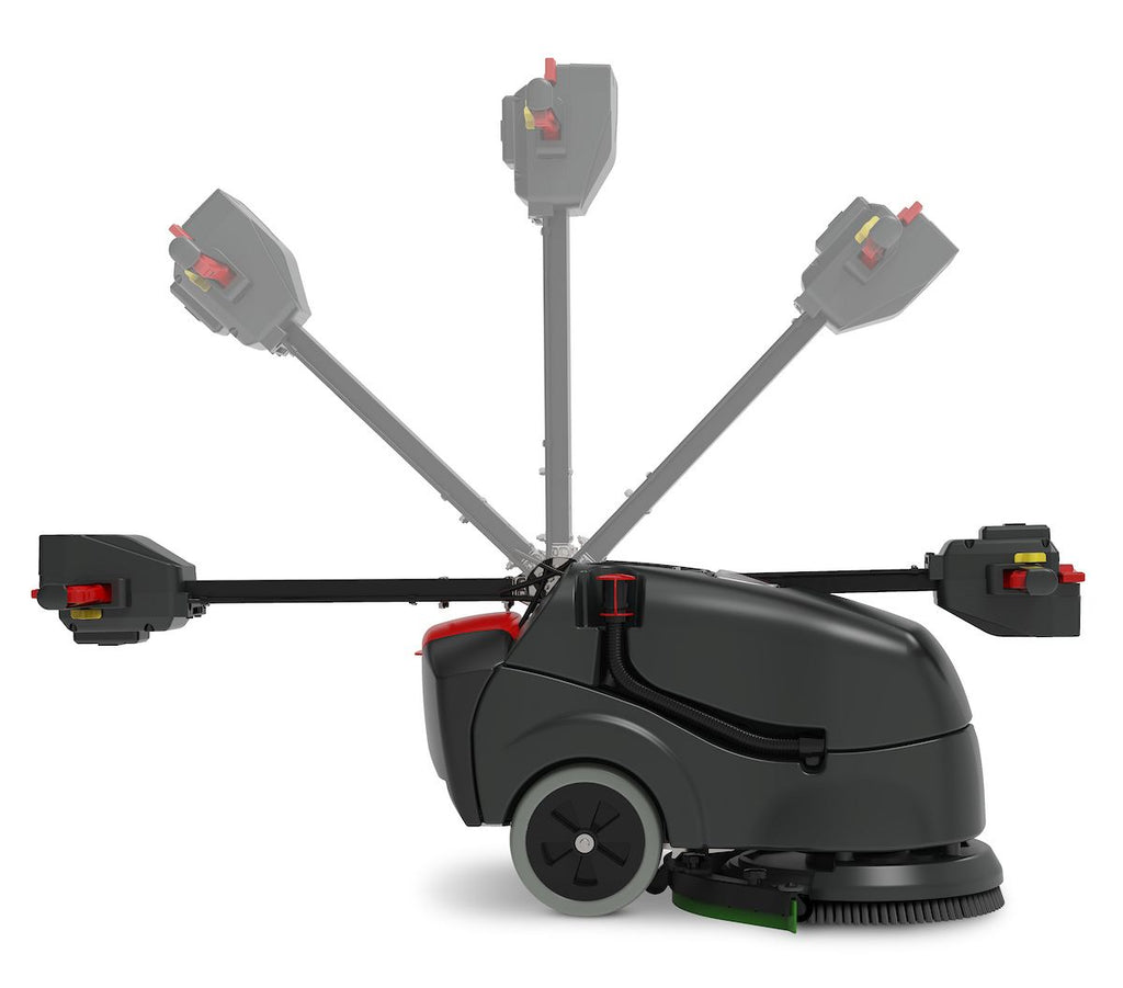 Numatic TTB1840NX-R Cordless Compact Scrubber Dryer with one battery