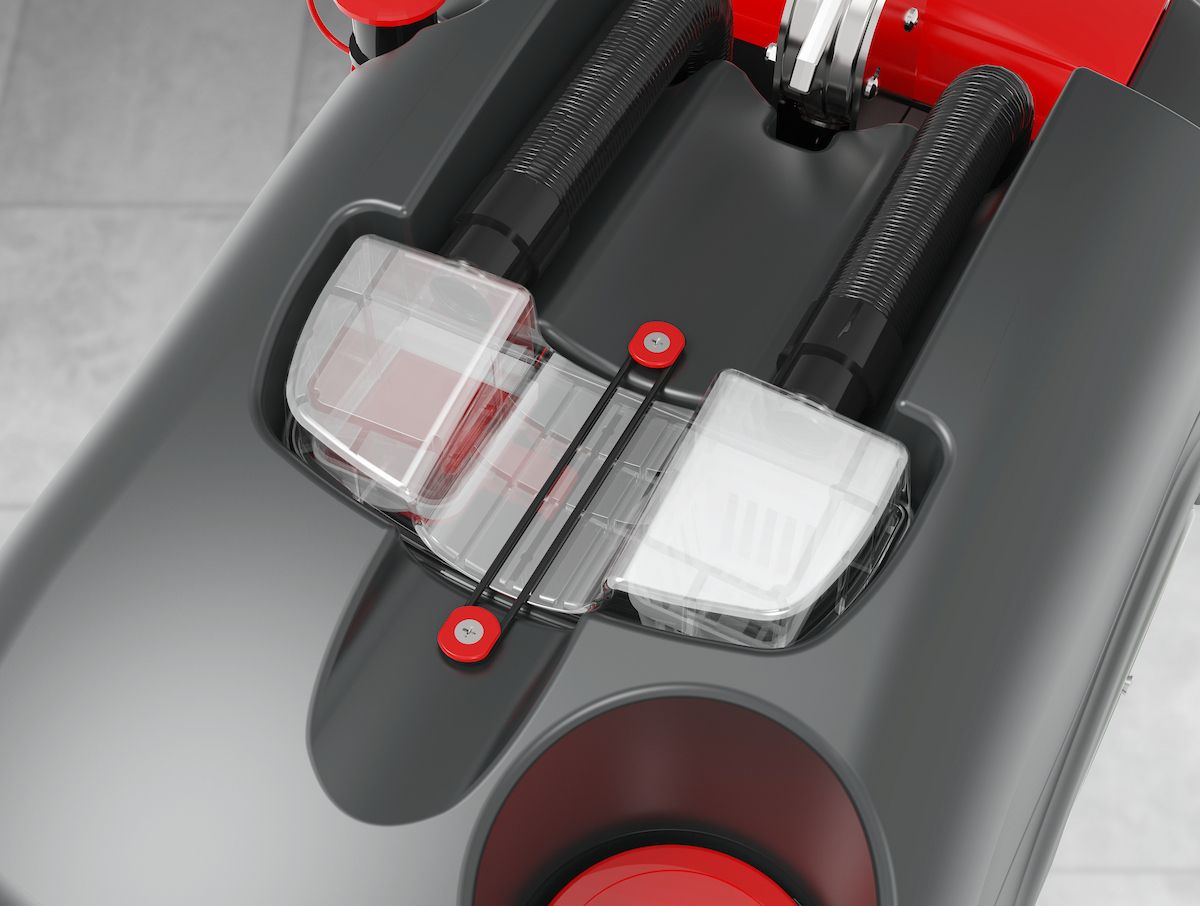 Numatic TTB1840NX-R Cordless Compact Scrubber Dryer with one battery