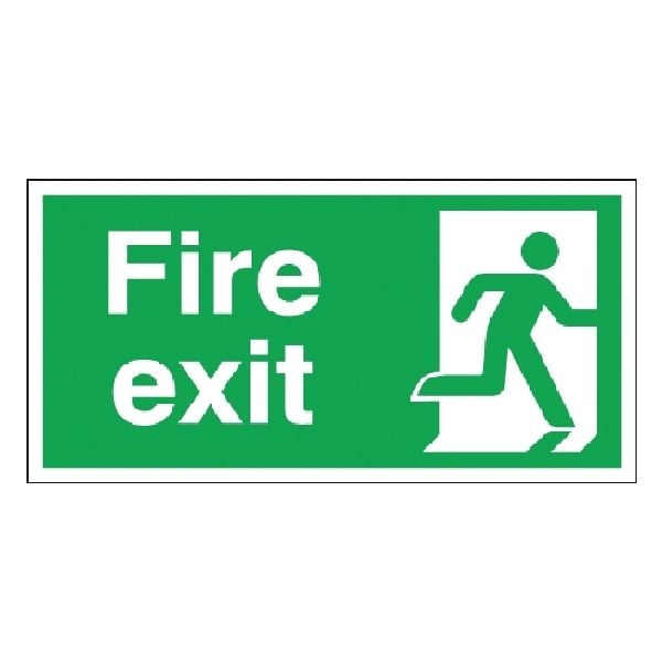 Fire Exit Sign - Rigid
