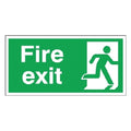 Fire Exit Sign - Self Adhesive