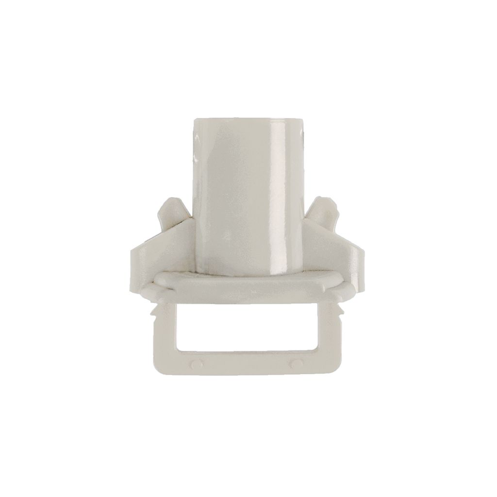 Recharge Socket and Clip - White