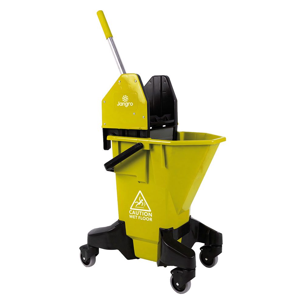 Jangro Long Tall Sally Combo Bucket / Wringer - 26L - Yellow