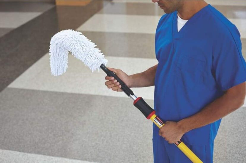 HYGEN™ Microfibre Quick-Connect Flexi-Wand and Duster