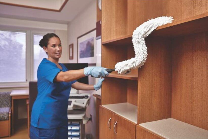 HYGEN™ Microfibre Quick-Connect Flexi-Wand and Duster