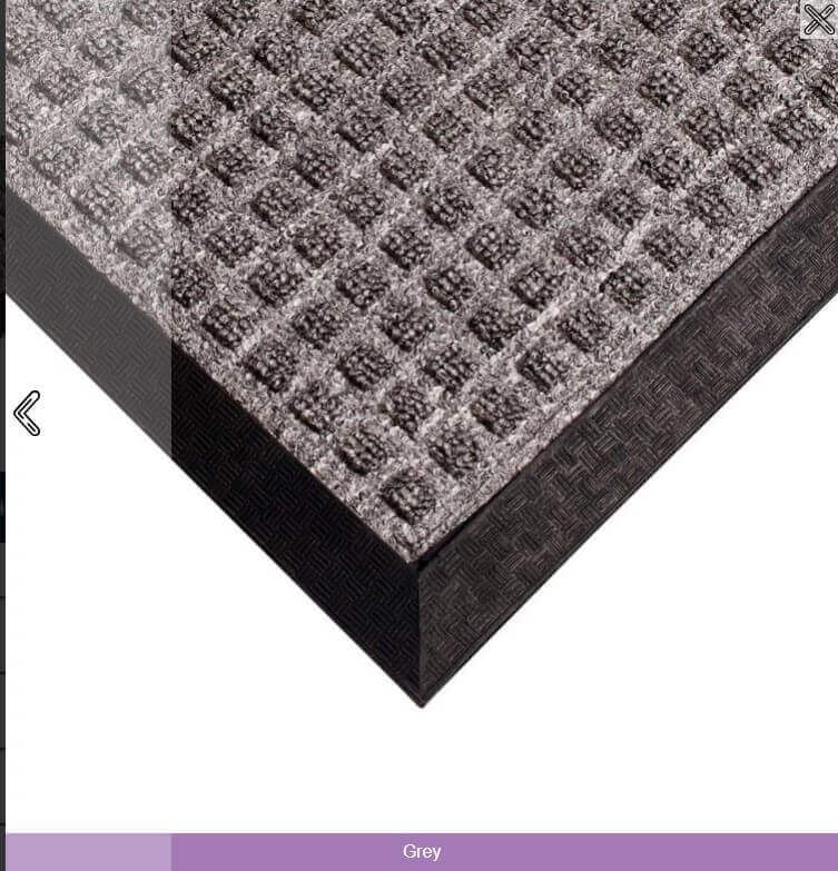 Superdry Door Mat Grey 0.6m x 0.9m