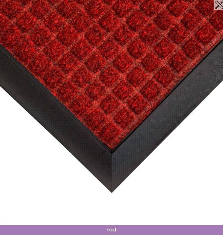 Superdry Door Mat Red 0.6m x 0.9m