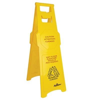 Multilingual Caution A Frame Safety Sign