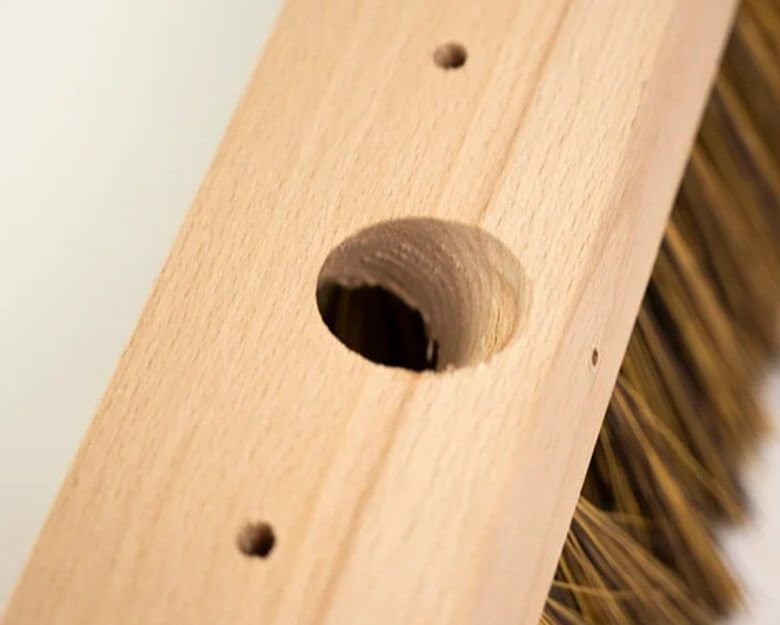 Natural Coco Fibre Soft broom head - 24"