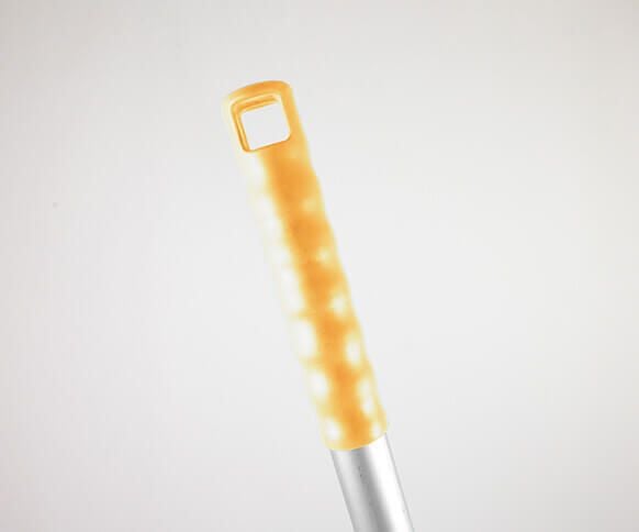 1200mm Aluminium Handle Yellow - single-1200 x  25 x 25mm