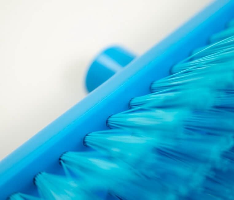 Hygiene Stiff Flat Sweeping Broom Head - 305mm - Blue
