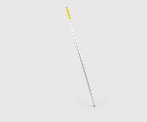 Hygiene Aluminium Broom Handle - 1.36m - Yellow
