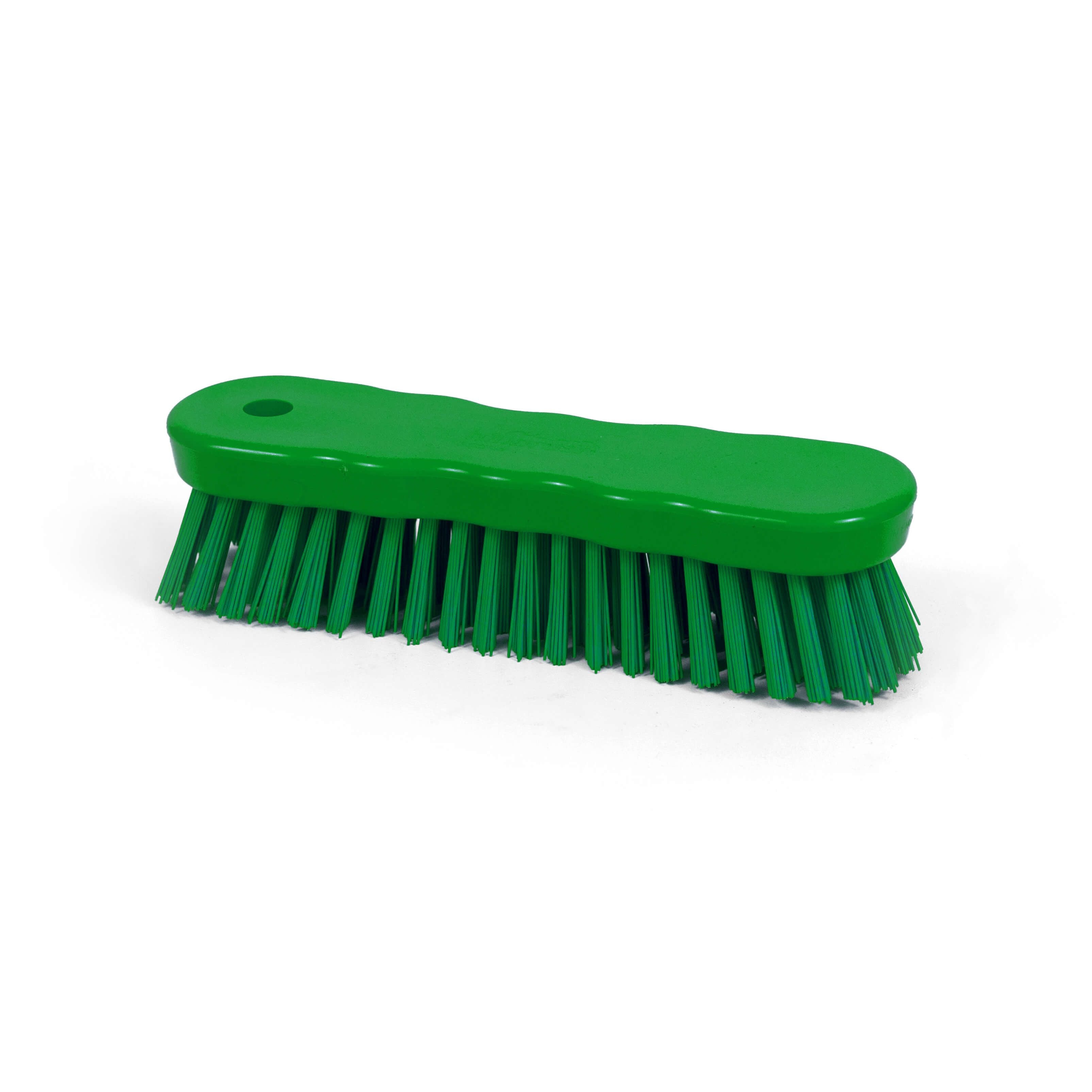 Eco Stiff Hand Brush - 180mm - Green