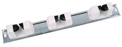 Wall Handle Holder - 3 Hook - White