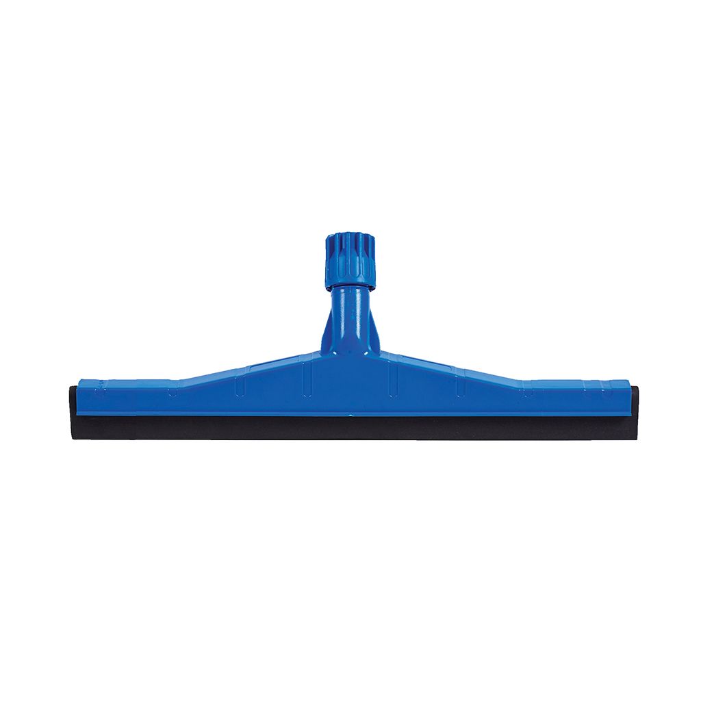 Heavy Duty Plastic Floor Squeegee - 45cm - Blue
