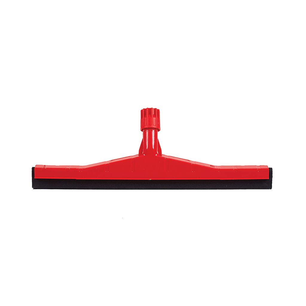 Heavy Duty Plastic Floor Squeegee - 45cm - Red