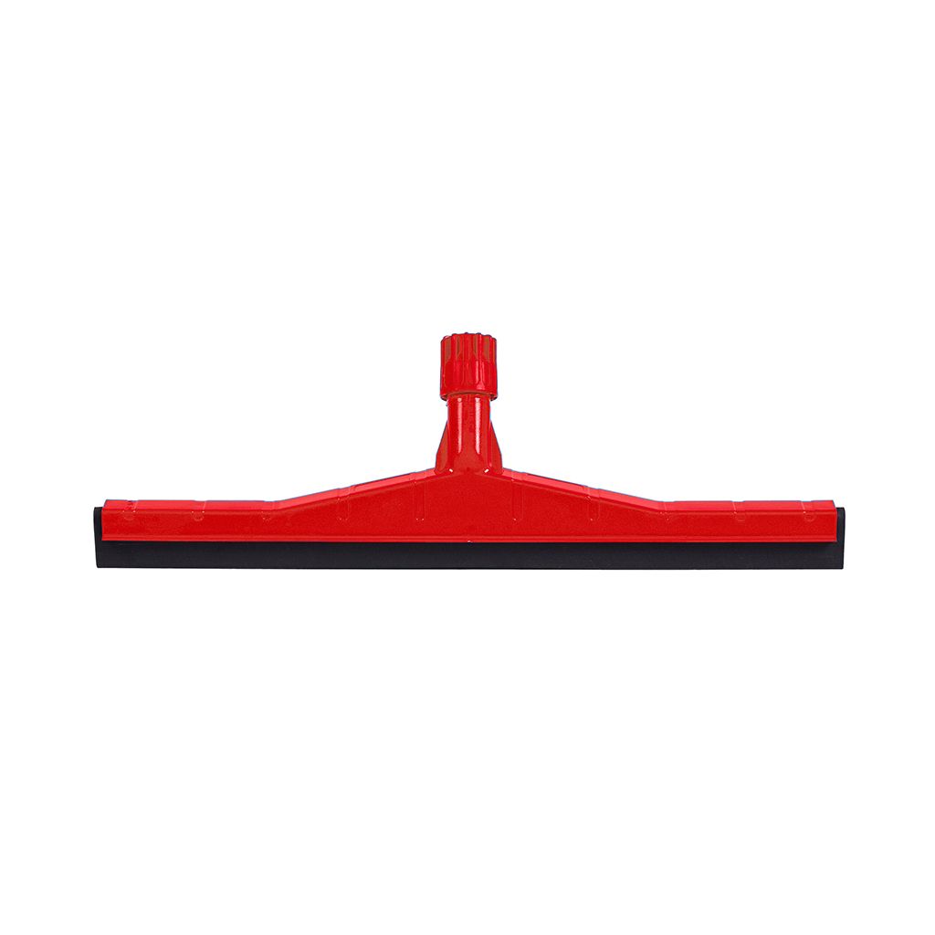 Heavy Duty Plastic Floor Squeegee - 55cm - Red