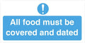 Cover and Date Food Storage Vinyl Sticker