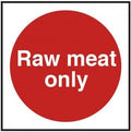 Raw Meat Only Vinyl Sticker