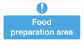Food Preperation Area Vinyl Sticker