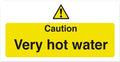 Caution Very Hot Water Vinyl Sticker