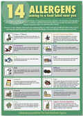 The 14 Allergens Guide Poster - A3