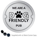 Dog Friendly Pub Rigid Sign - Silver