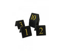 Table Top Table Numbers - 21 to 30 - Black / Gold