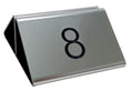 Laser Engraved Numbered Menu Holder - White