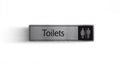 Toilets Rigid Door Sign