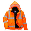 Hi-Vis Bomber Jacket - 2XL - Orange