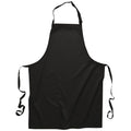 Bib Apron, Black 38x28 Inch