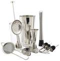 Cocktail Bar Set - 11 Piece - Stainless Steel