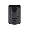 Galvanised Steel Cutlery Can - Black