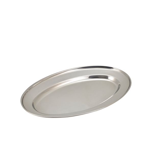 GenWare Stainless Steel Flat Dish - 35cm