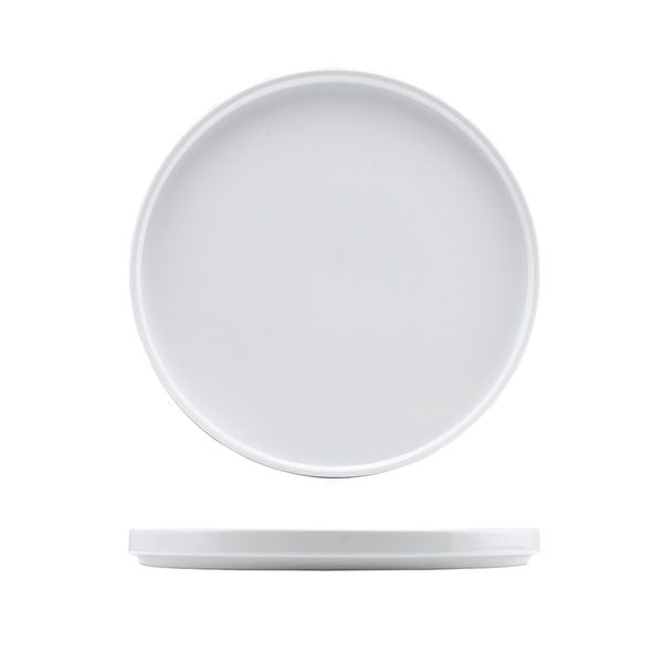 GenWare Porcelain Low Presentation Plates - 30cm