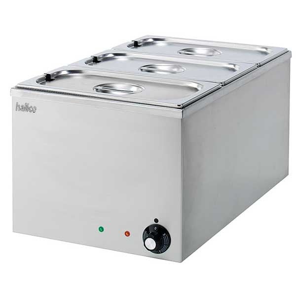 Hallco Bain Marie - Wet Heat - 3 x 1/3 GN