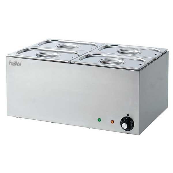 Hallco Bain Marie - Dry Heat - 4 x 1/4 GN