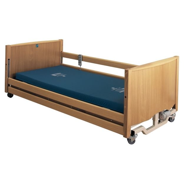 Bradshaw Nursing Care Bed - Low - Light Oak