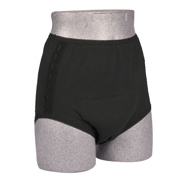 Abri-Wear Ladies Full Briefs - 52" / 54" - 250ml - Black