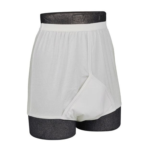 Abri-Wear Male Y-Fronts - 38" / 40" - 250ml - White