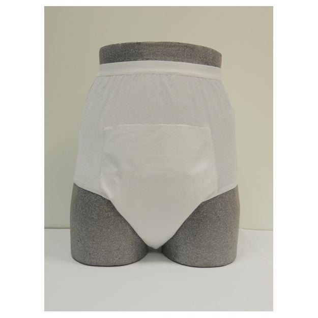 Abri-Wear Male Briefs - 30" / 32" - 250ml - White