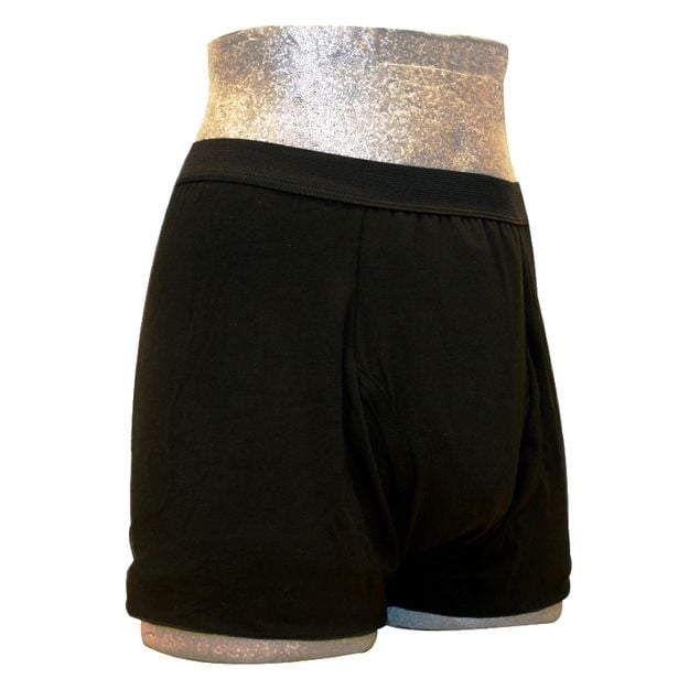 Abri-Wear Male Boxers - 38" / 40" - 250ml - Black