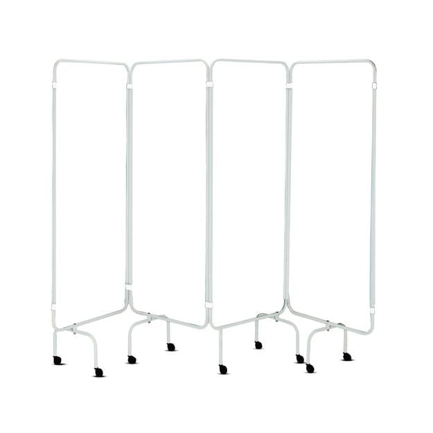 Four Panel Screen Frame - White