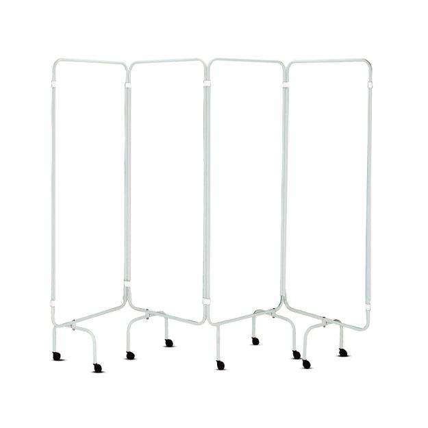 Four Panel Screen Frame - White