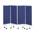 Four Panel Plastic Curtains - Blue