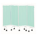 Four Panel Plastic Curtains - Green
