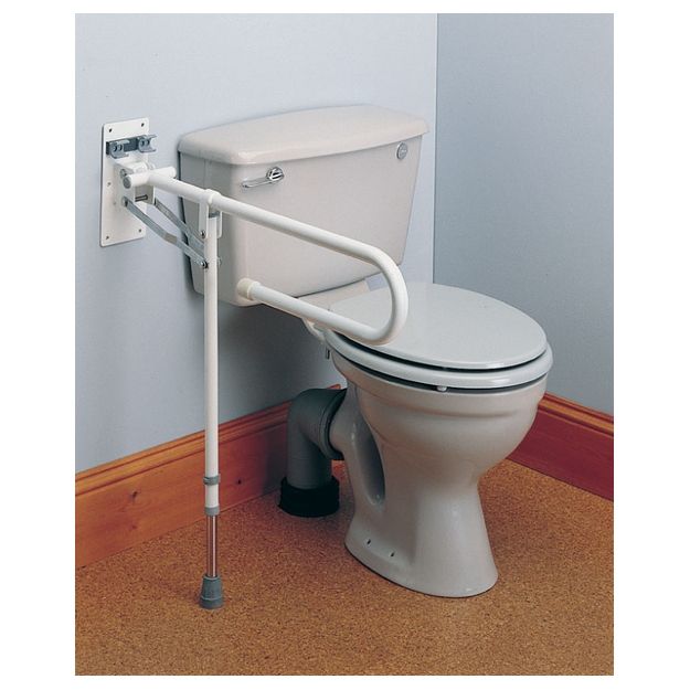 Homecraft Fold Away Grab Rail with Supporting Leg