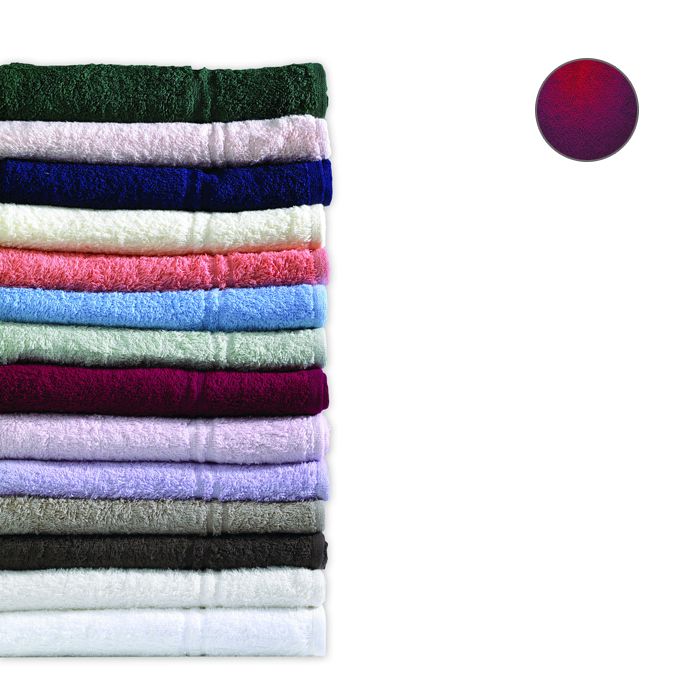 Evolution-Knit Towels - Bath Sheet - Claret