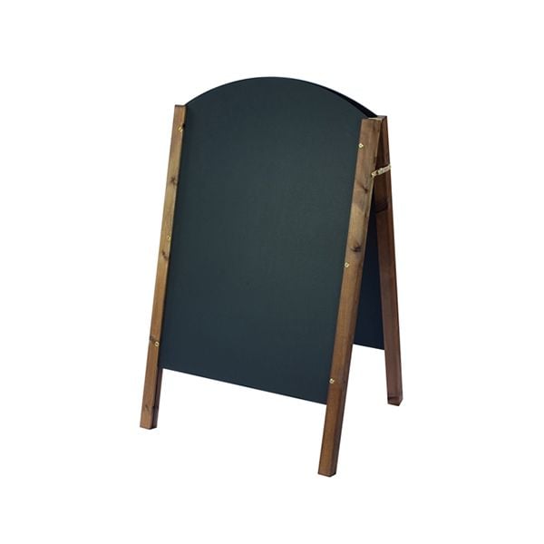 Curved Top A-Board - Oak