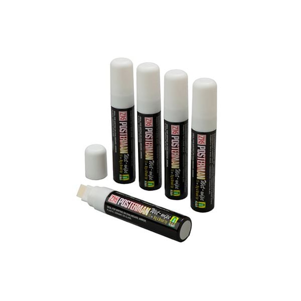Liquid Chalk 5 Pack - 15mm - White